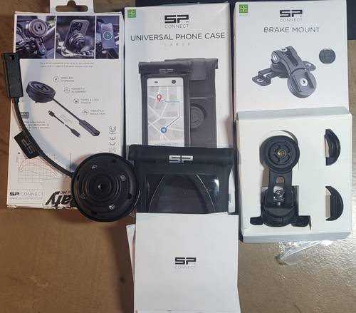 Vends ensemble porte-téléphone pour moto de la marque SP Connect, 2025, 100km