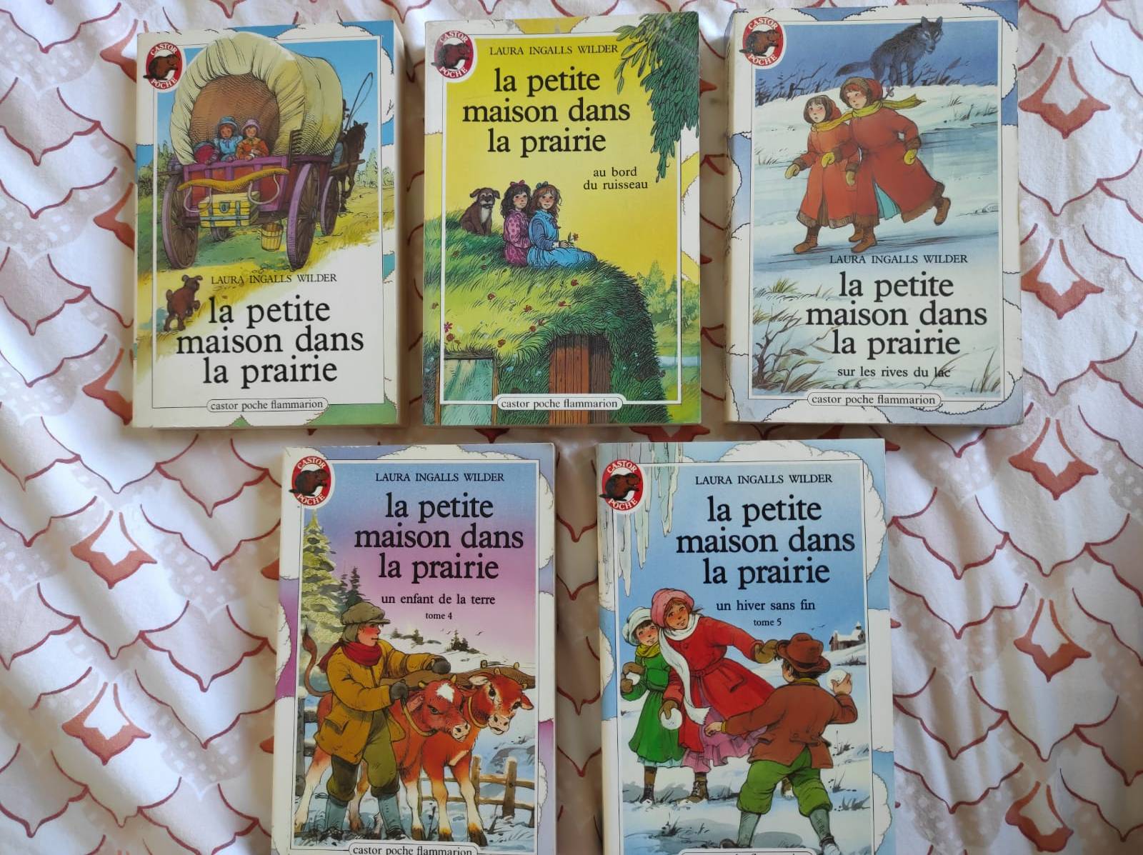 Vends la petite maison dans la prairie de Laura Ingalls Wilder : les 5 tomes