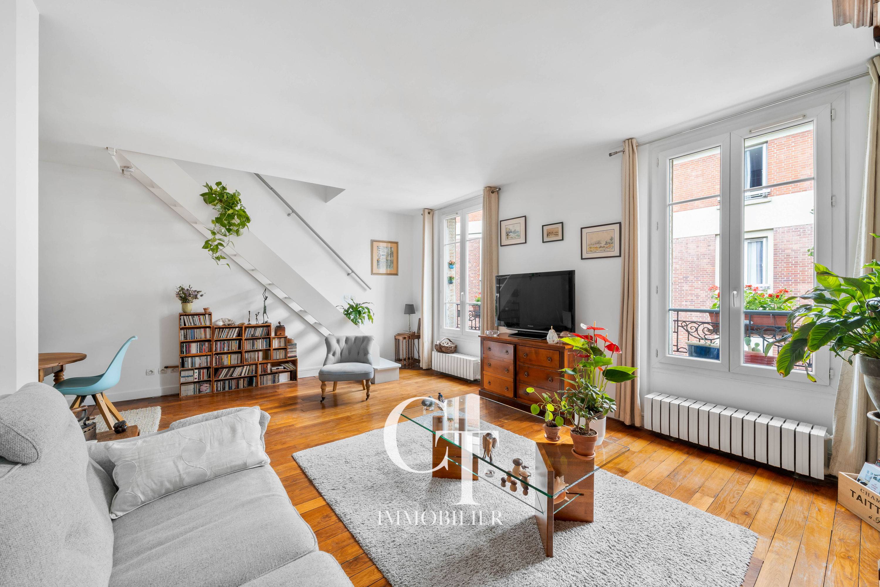 Vends appartement familial en triplex - 140m² - Versailles Chantiers