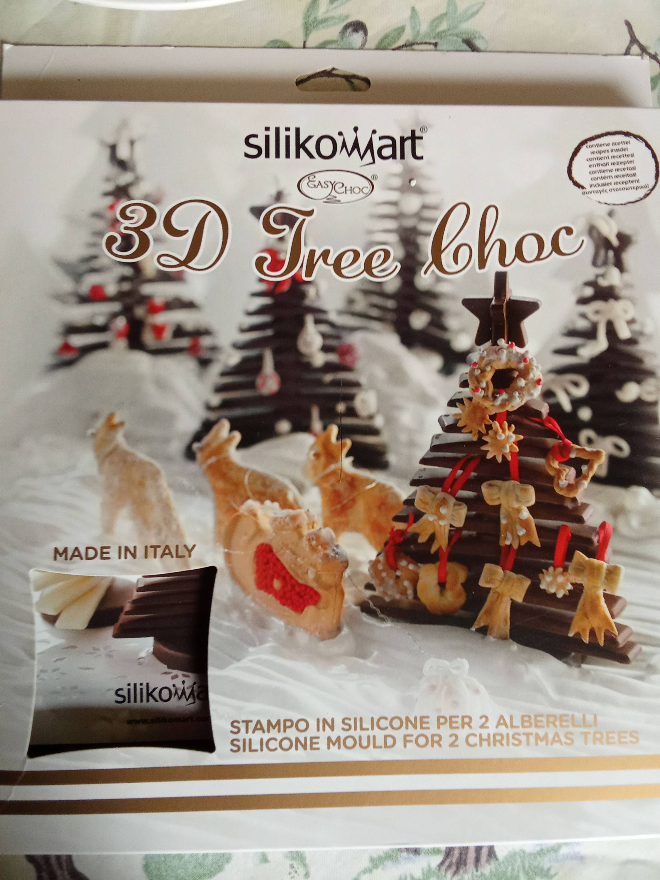 Silikomart moules sapins chocolat 3D