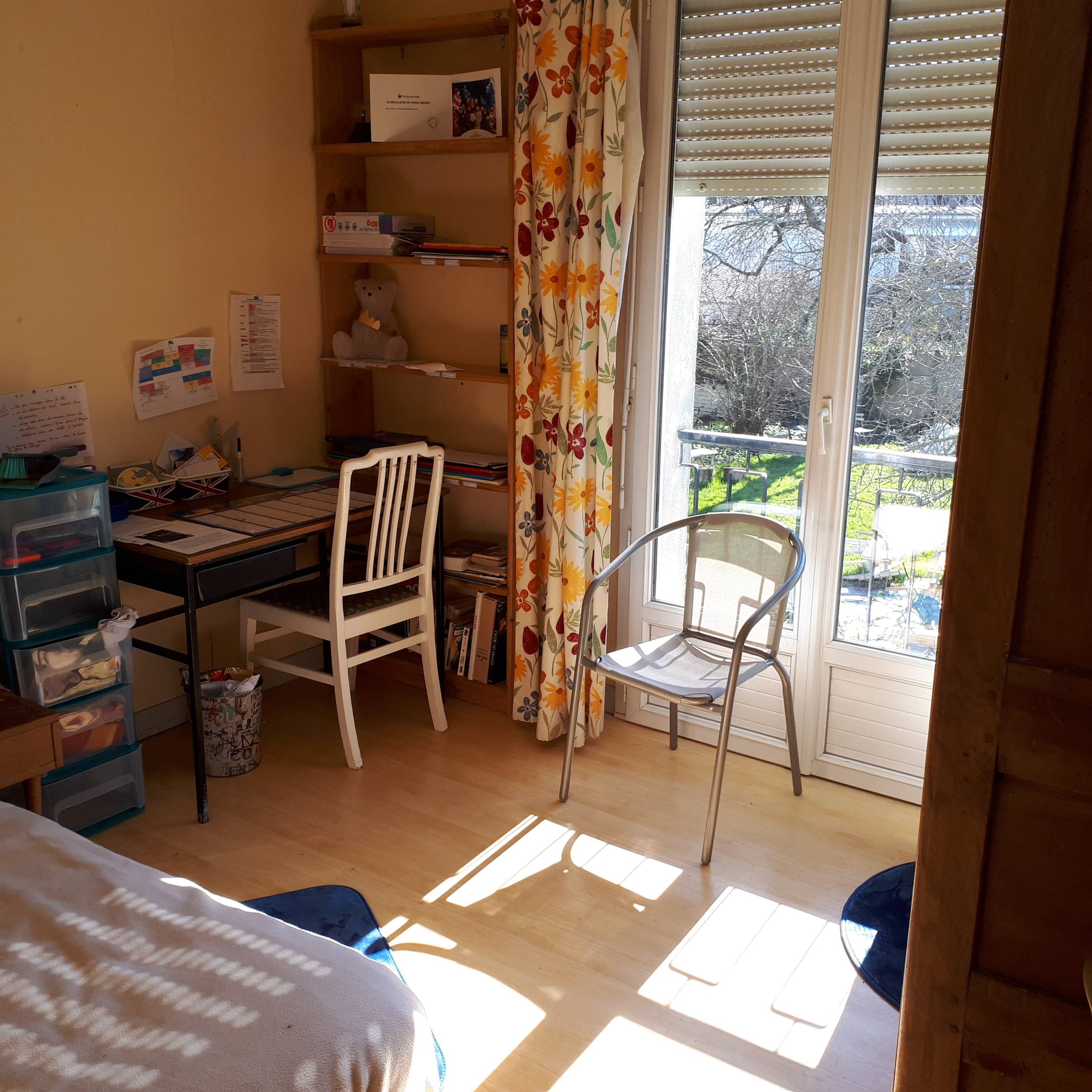 Loue chambre meublée 13m² dans maison avec jardin à 1 km de l’UCO
