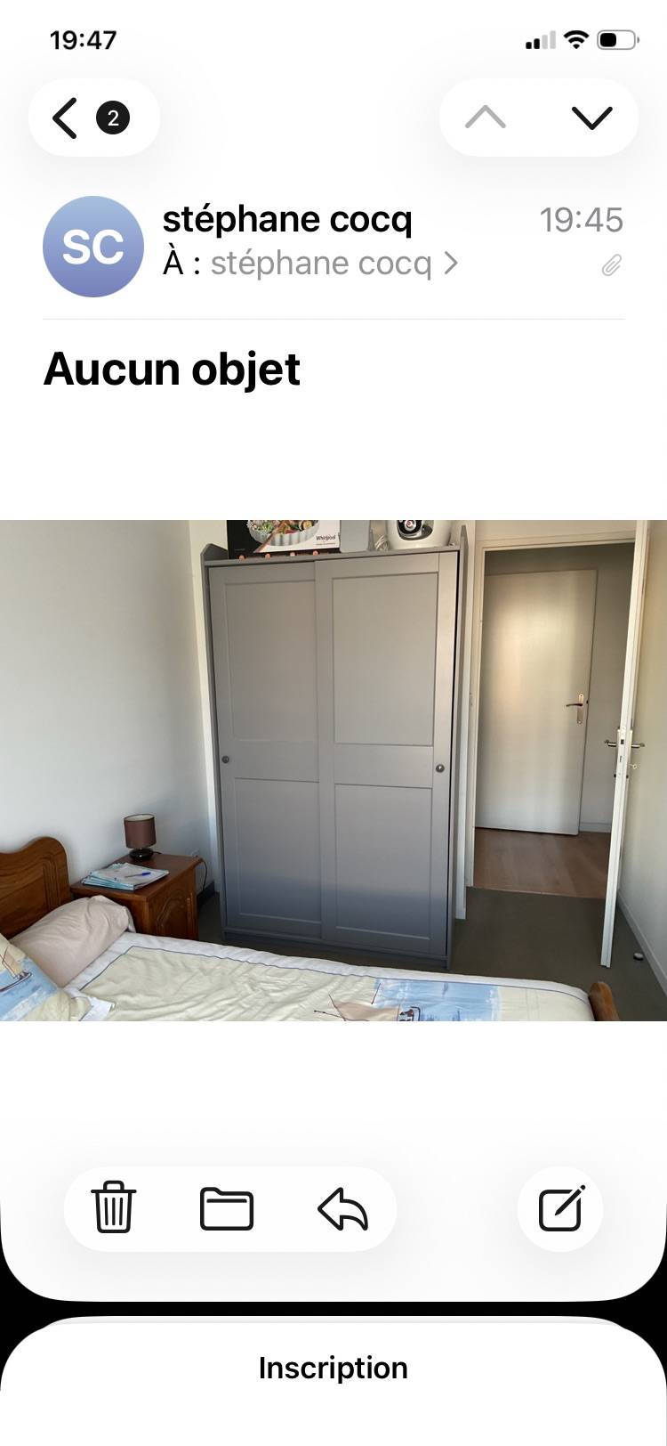 Une photo de l’annonce