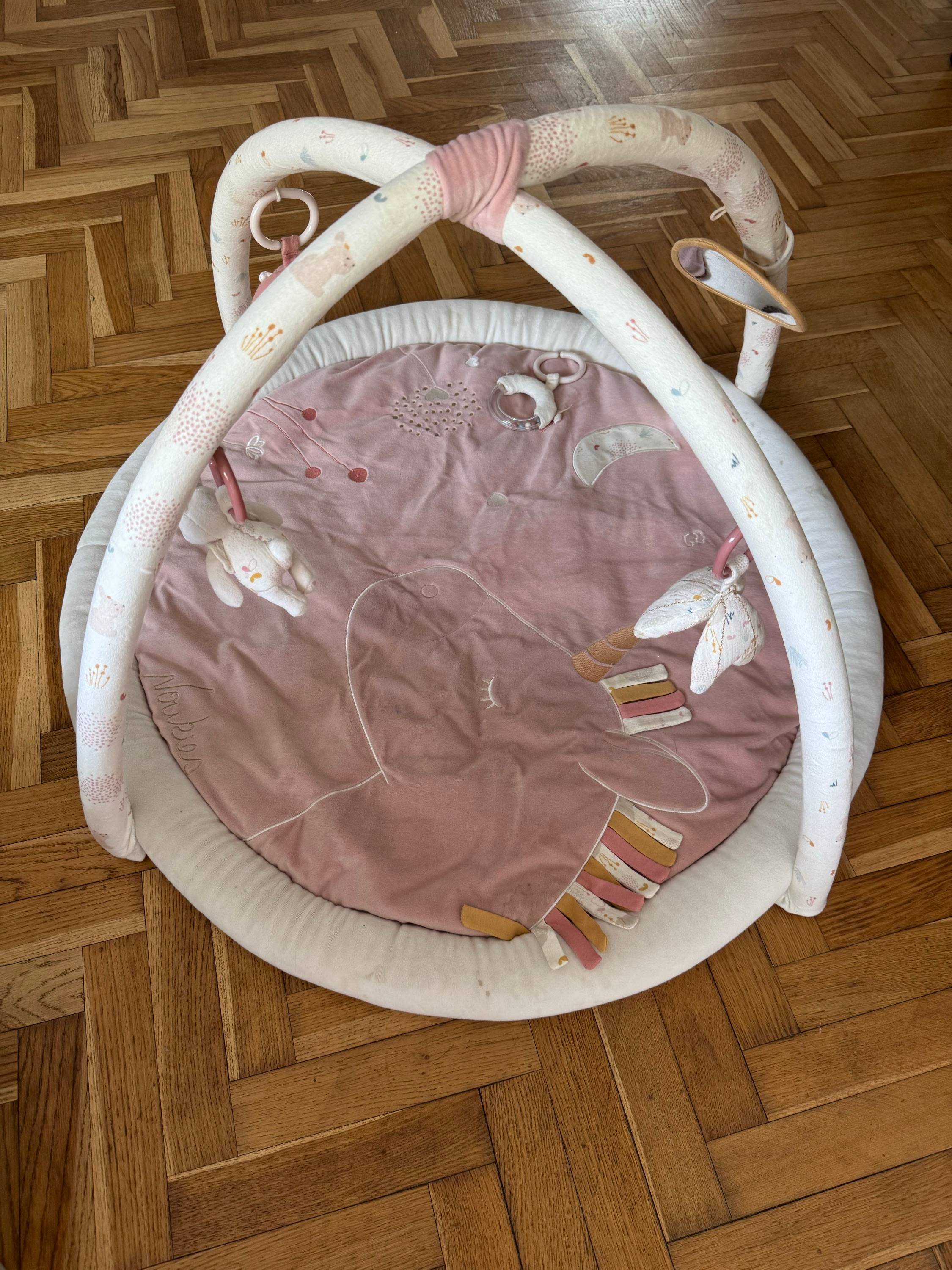 Vends tapis d'éveil Nookies rose poudré