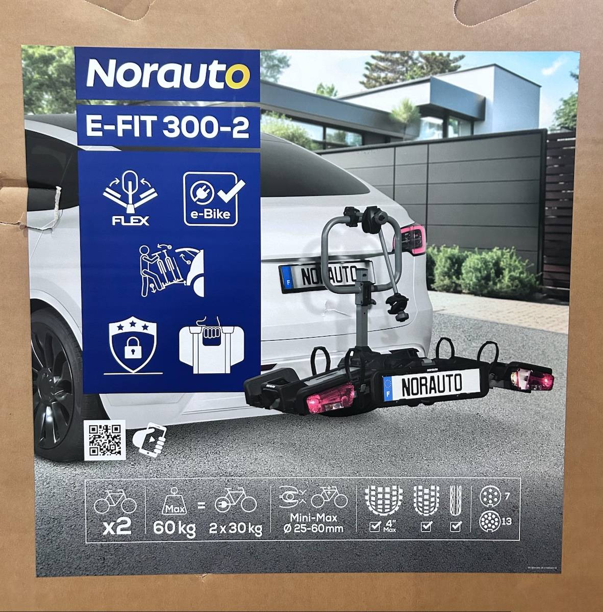 Porte-vélos Norauto E-FIT 300-2