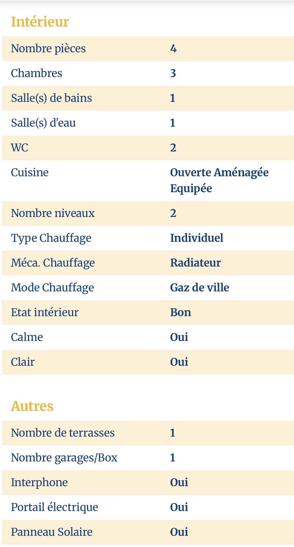 Une photo de l’annonce