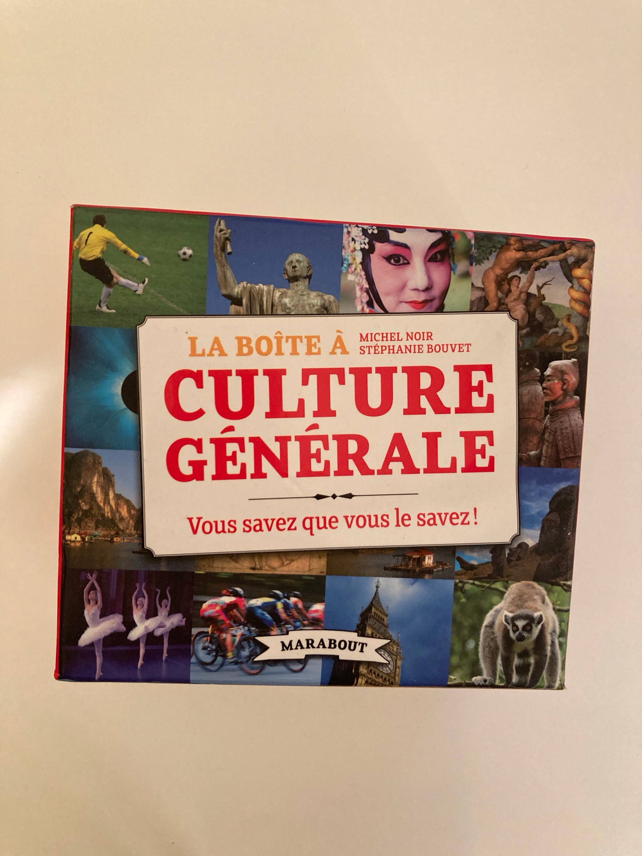 Vends jeu La Boîte à Culture Générale