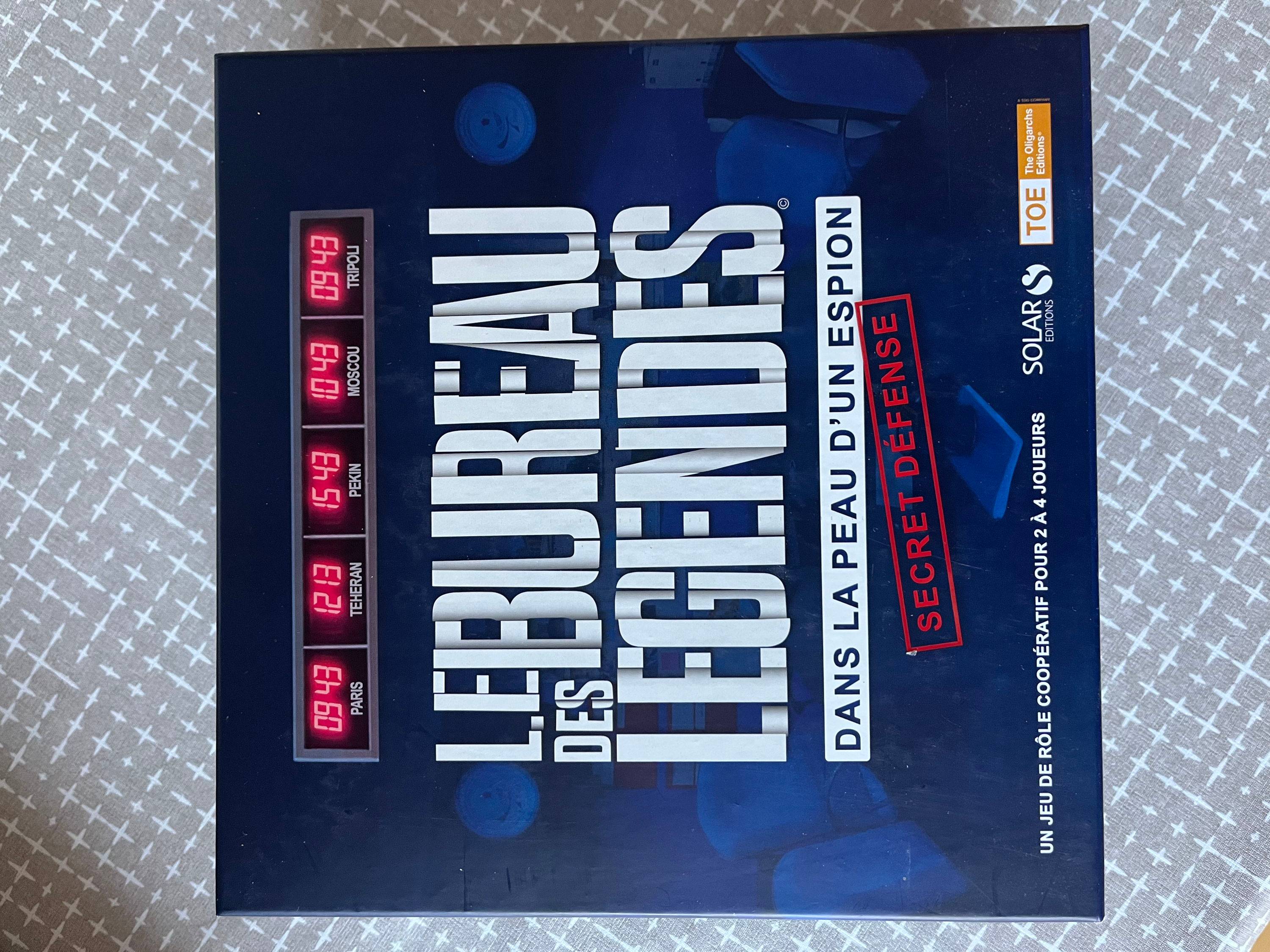 Vends jeu de société "Le Bureau des Légendes"