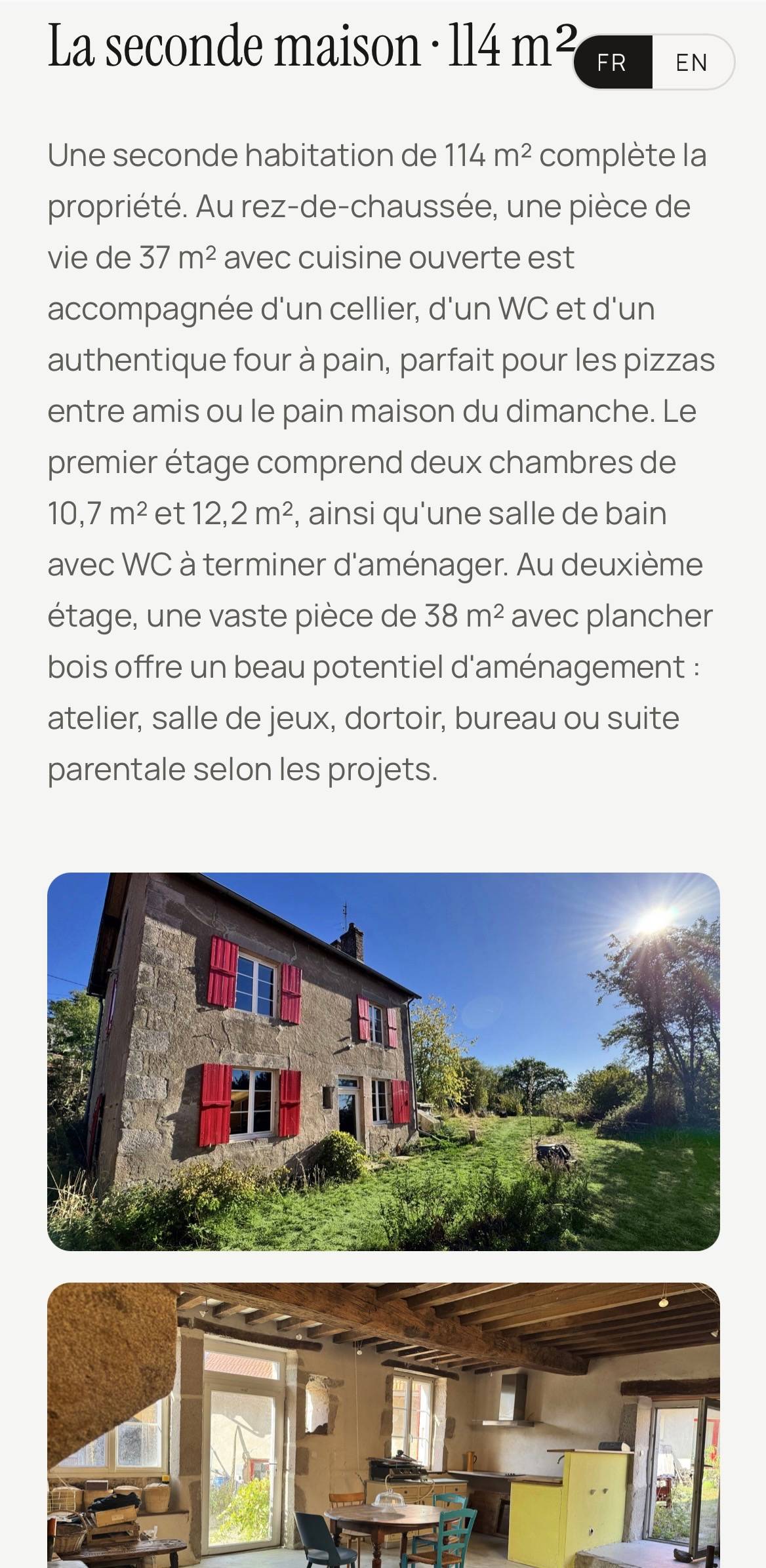 Une photo de l’annonce