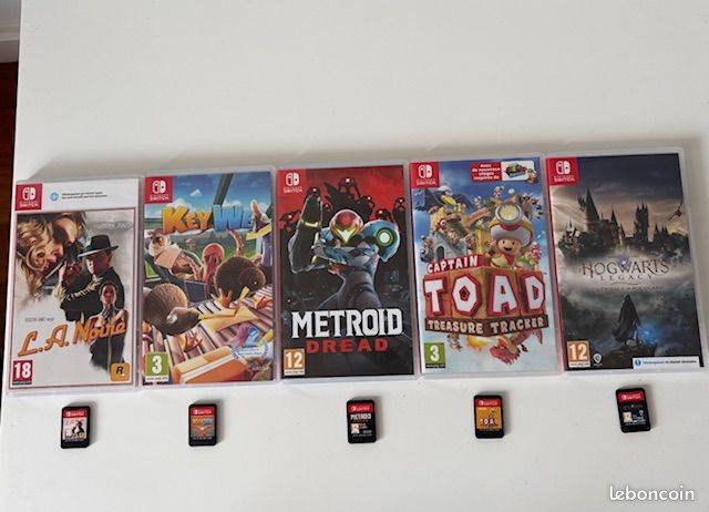 Vends jeux Switch