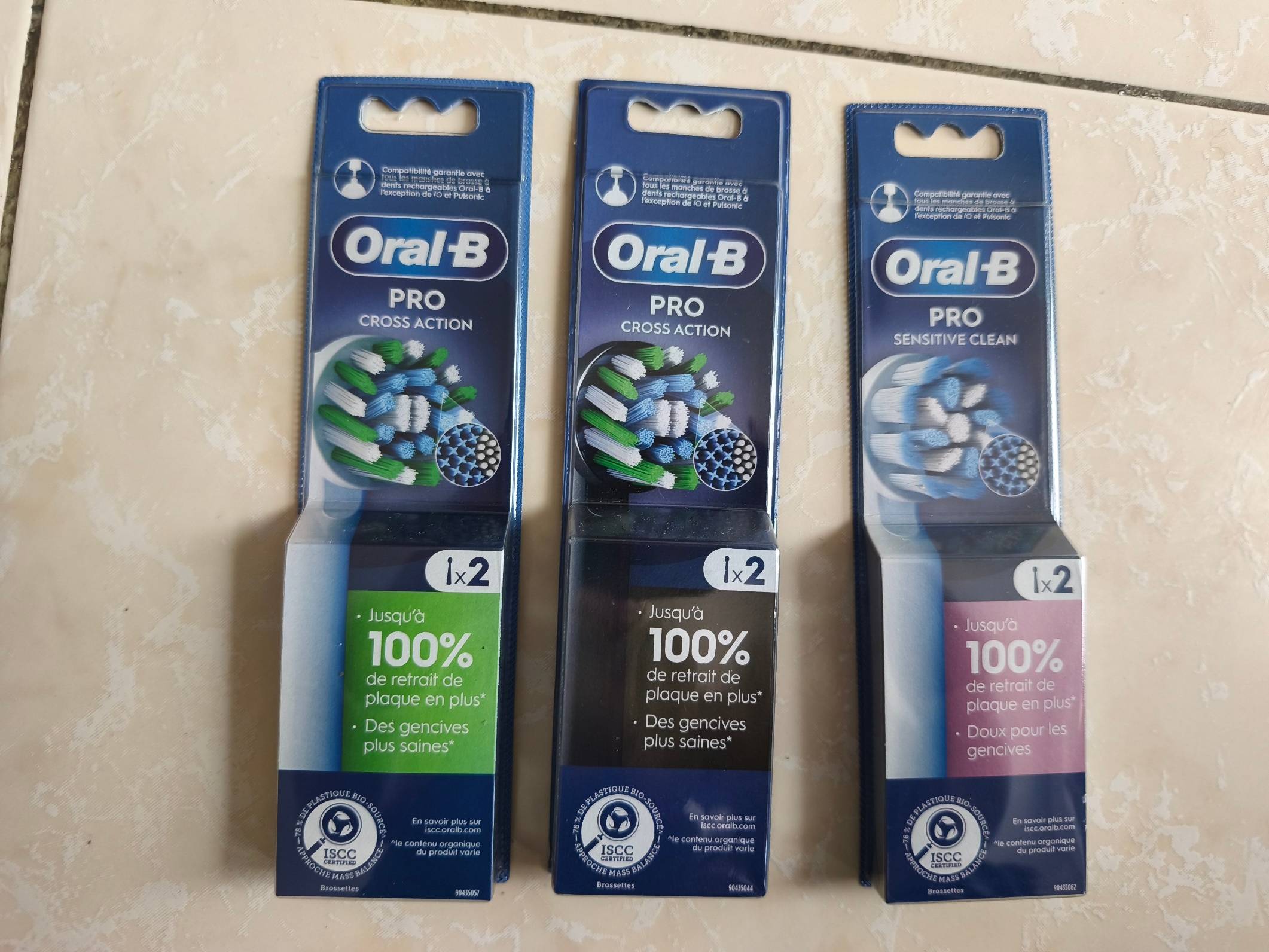 Brossettes ORAL-B pour brosse à dents électrique