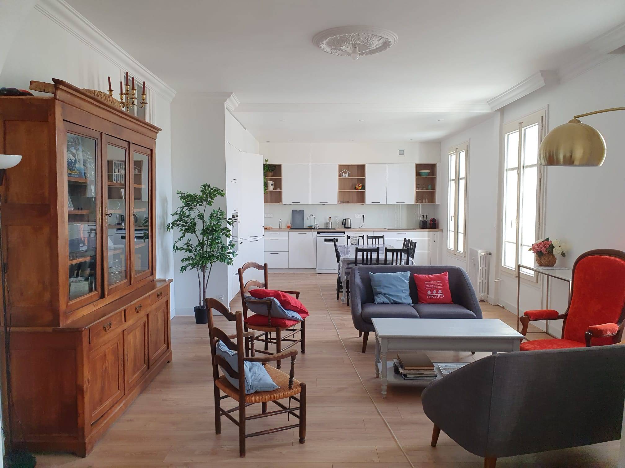 Loue grand appartement 6 couchages - Saint Malo (35) Plage du Sillon