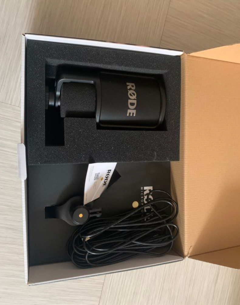 Vends micro Rode NT-USB utilisé 1 fois
