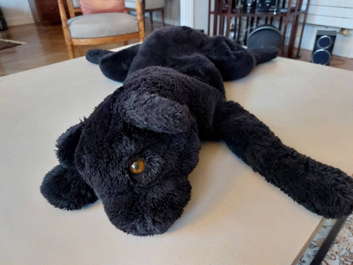 Vends grande peluche panthère