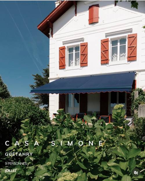 Loue maison Guéthary, 5 chambres plages et village à pied,vue mer 9 couchages