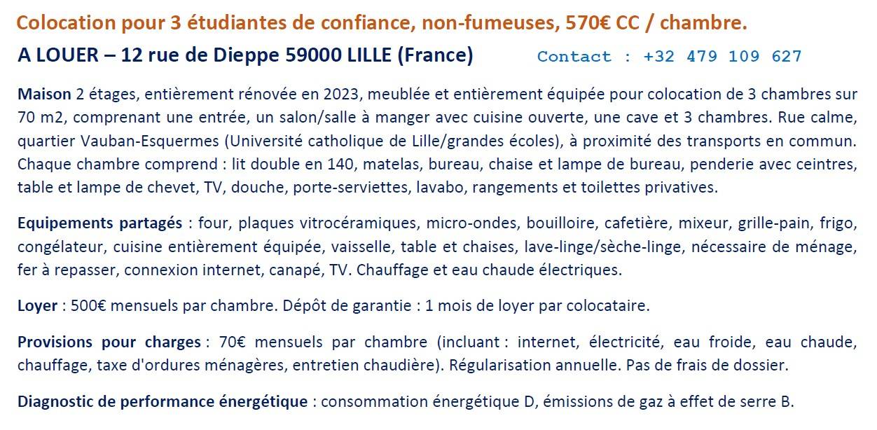 Une photo de l’annonce