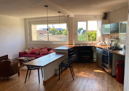 2 chambres disponibles au 1er février - colocation de 3 - appartement de 77m² meublé