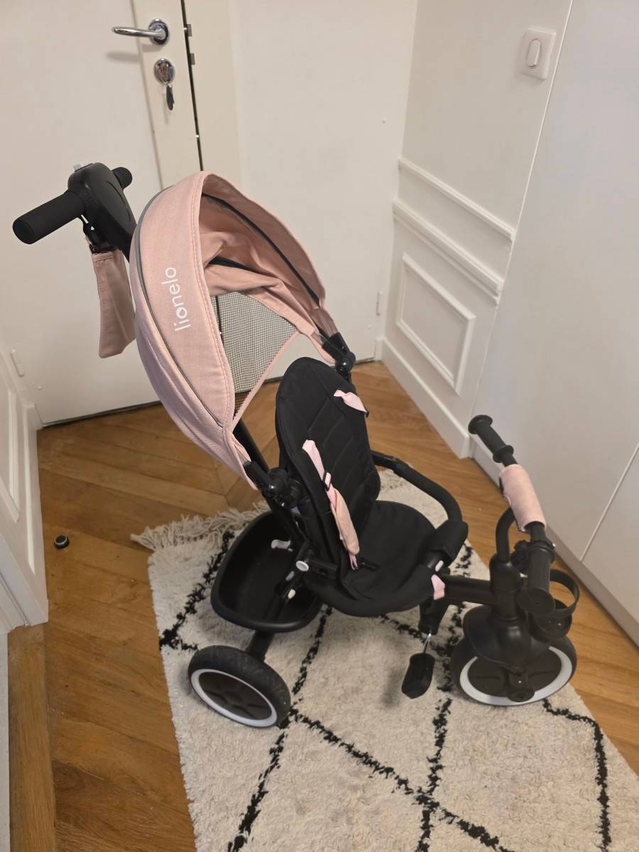 Tricycle Lionelo Berry pink rose