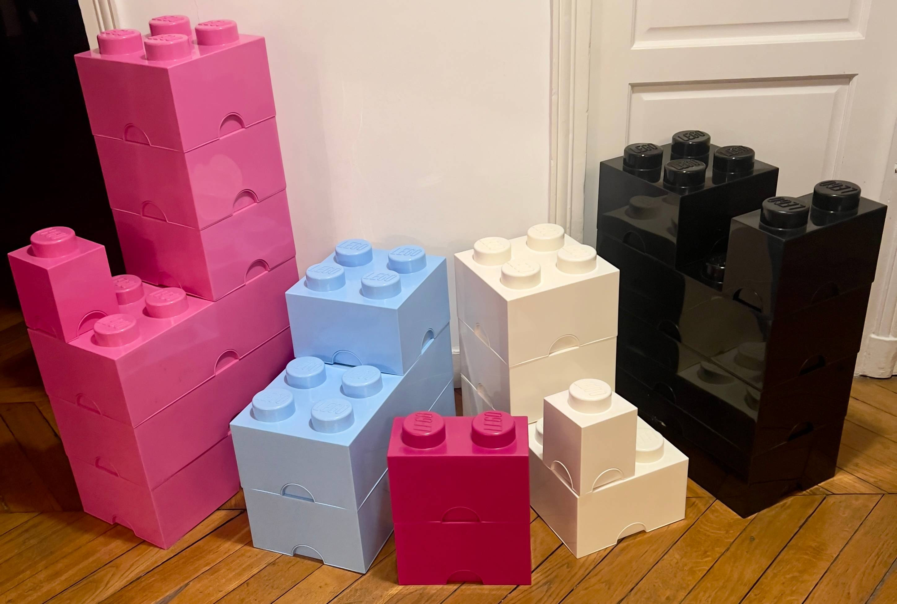 A vendre boite / brique de rangement LEGO (plusieurs tailles et couleurs)