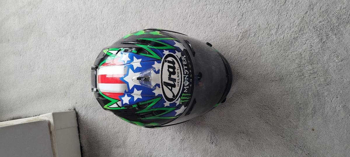 Vends casque intégral moto Arai RX 7 RRS Hopkins, 2005, 2005km