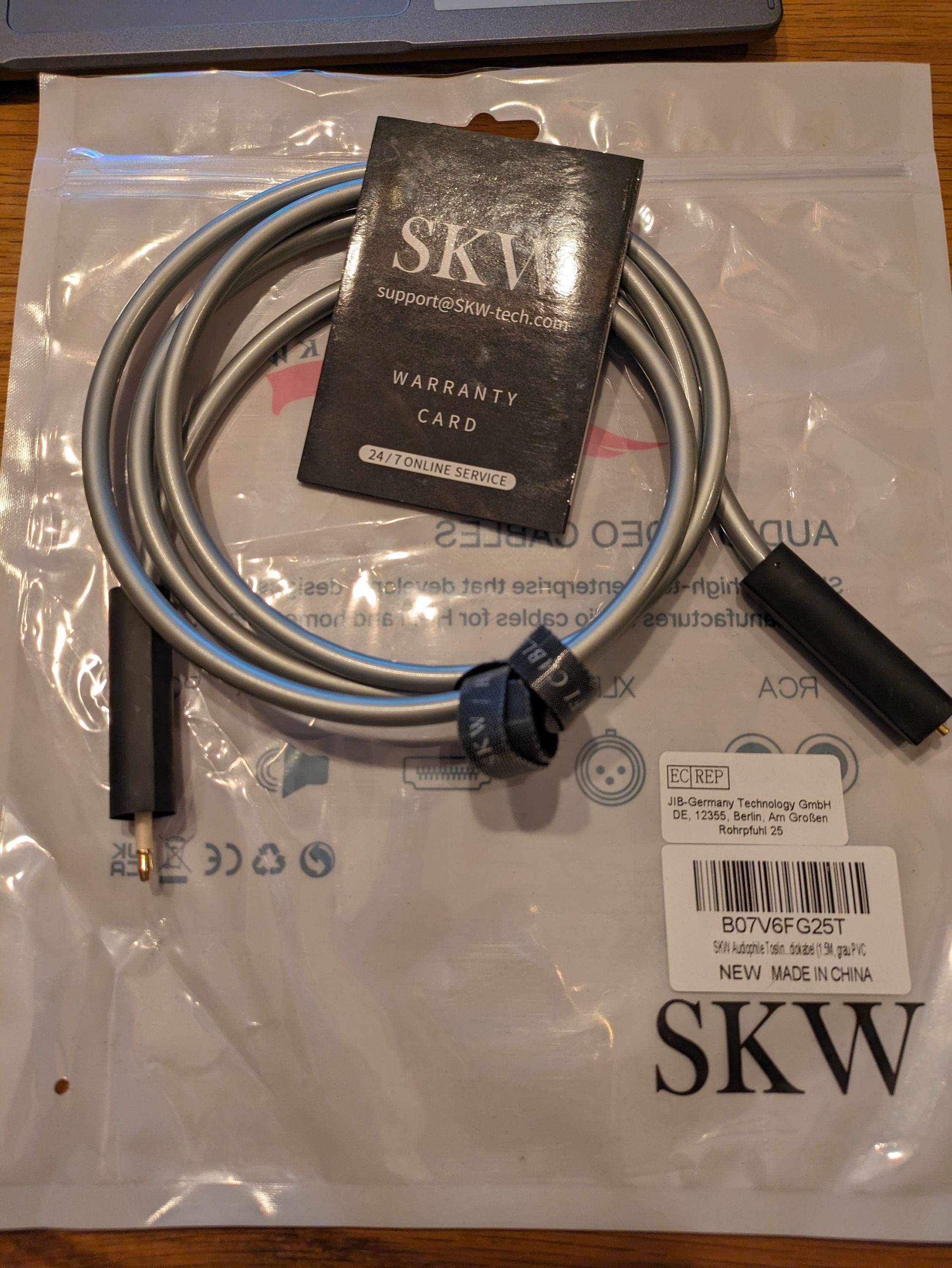 Vends câble Mini Toslink SKW