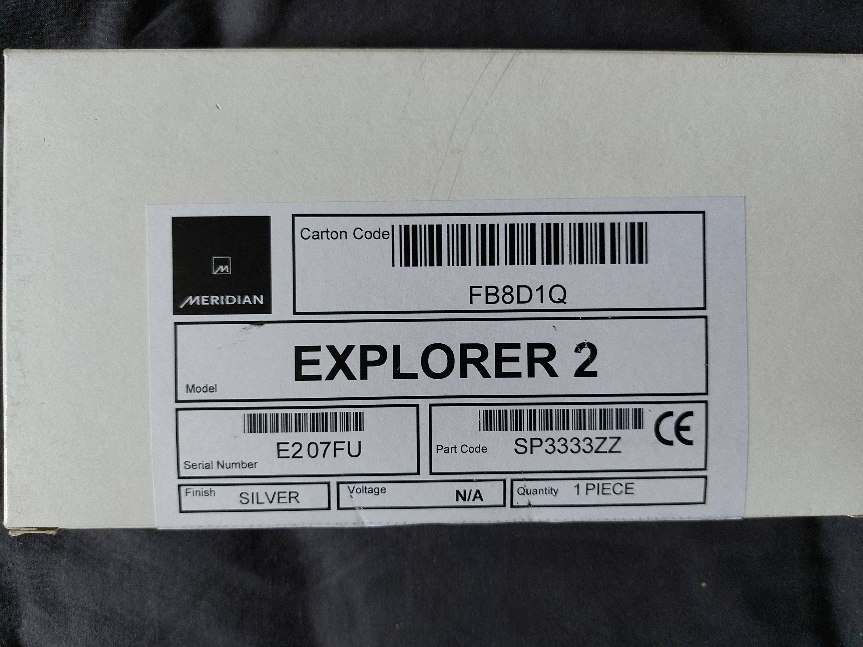 Vends DAC Meridian Explorer 2 NEUF sous blister