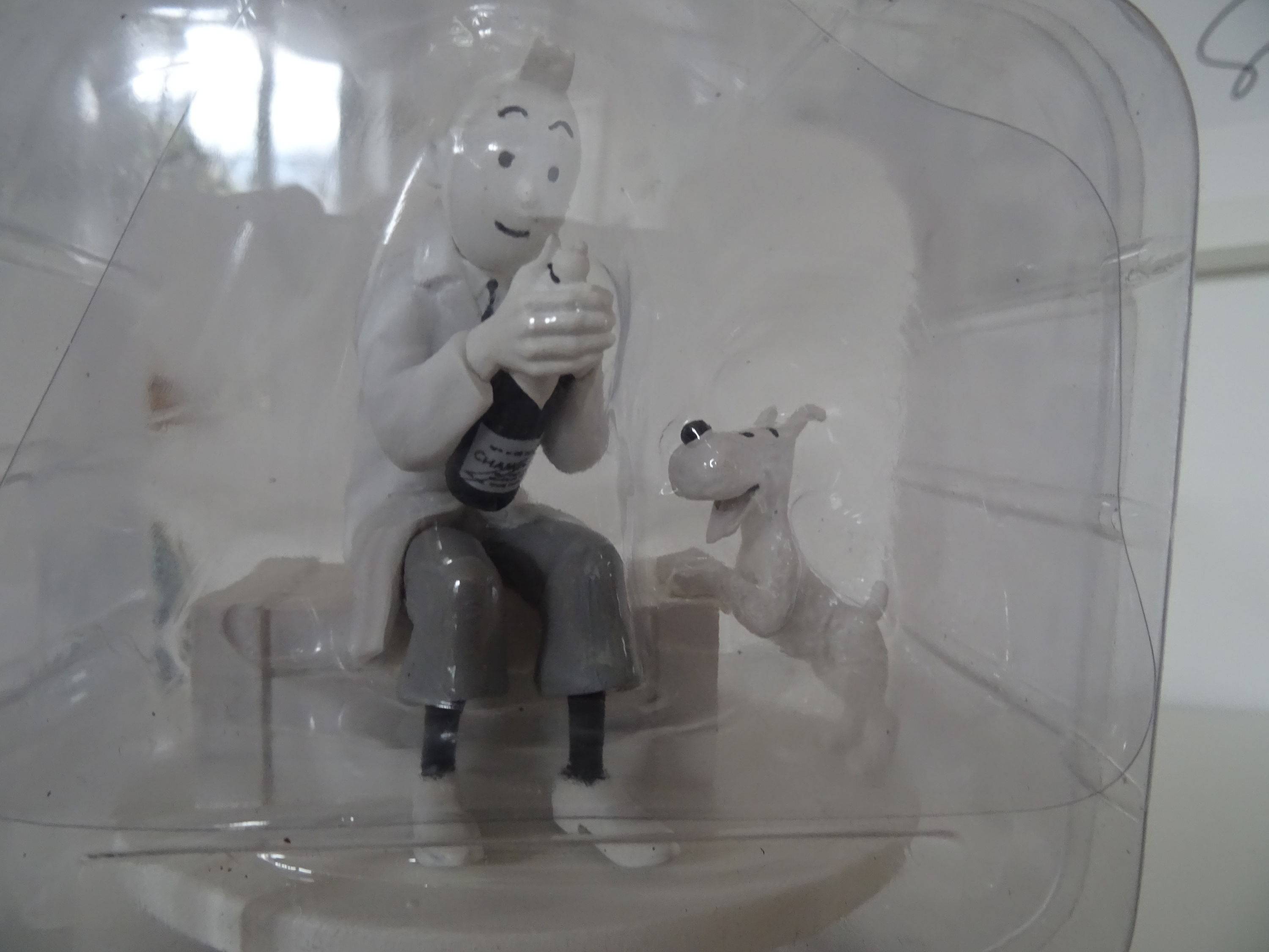 Vends 9 pièces collection Tintin Moulinsart noir et blanc