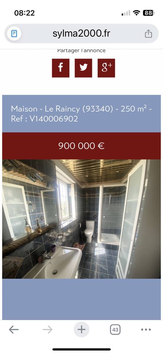 Une photo de l’annonce