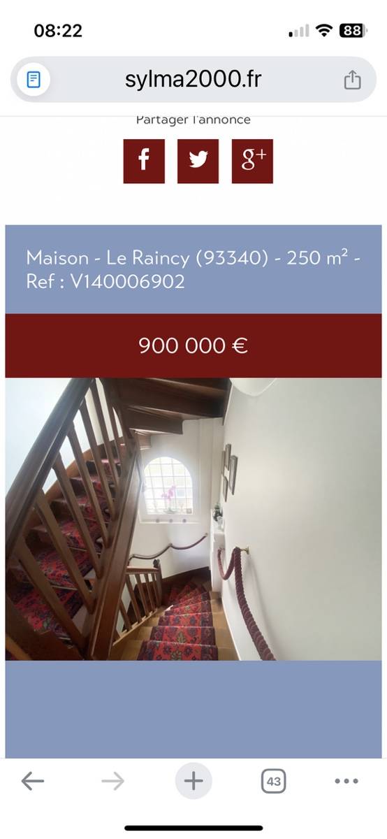 Une photo de l’annonce