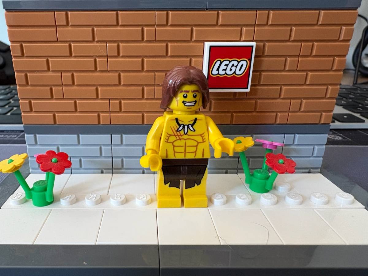 Vends figurine Lego Jungle Boy, Series 7 (col106)