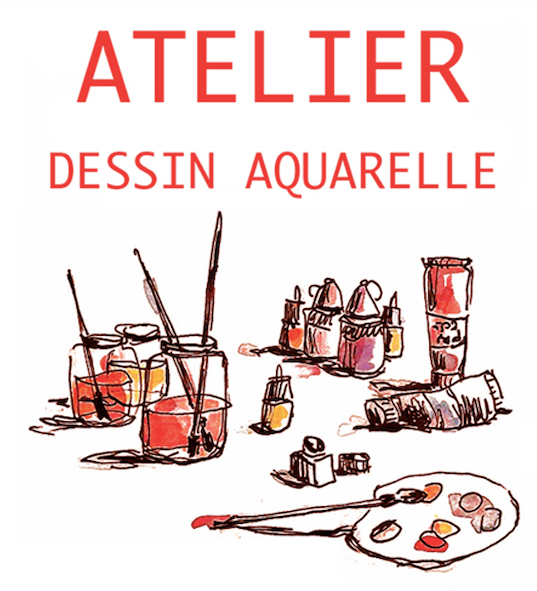 Propose ateliers de dessin et aquarelle à l’Ile d’Yeu