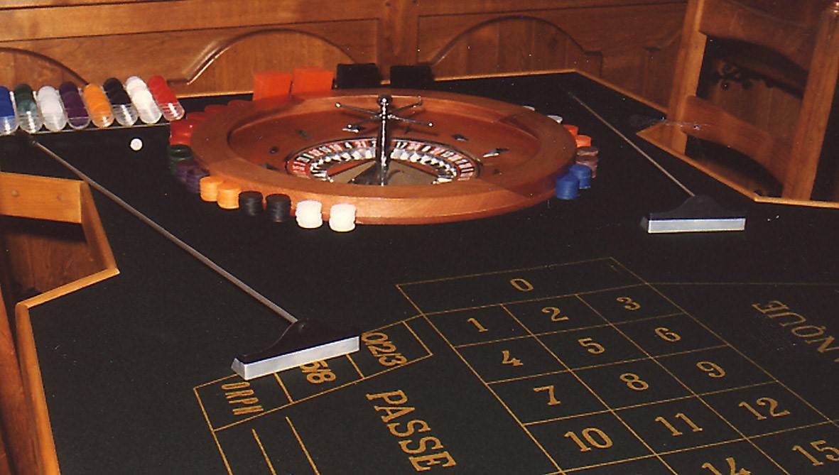 Vends roulette et table de casino (état neuf)