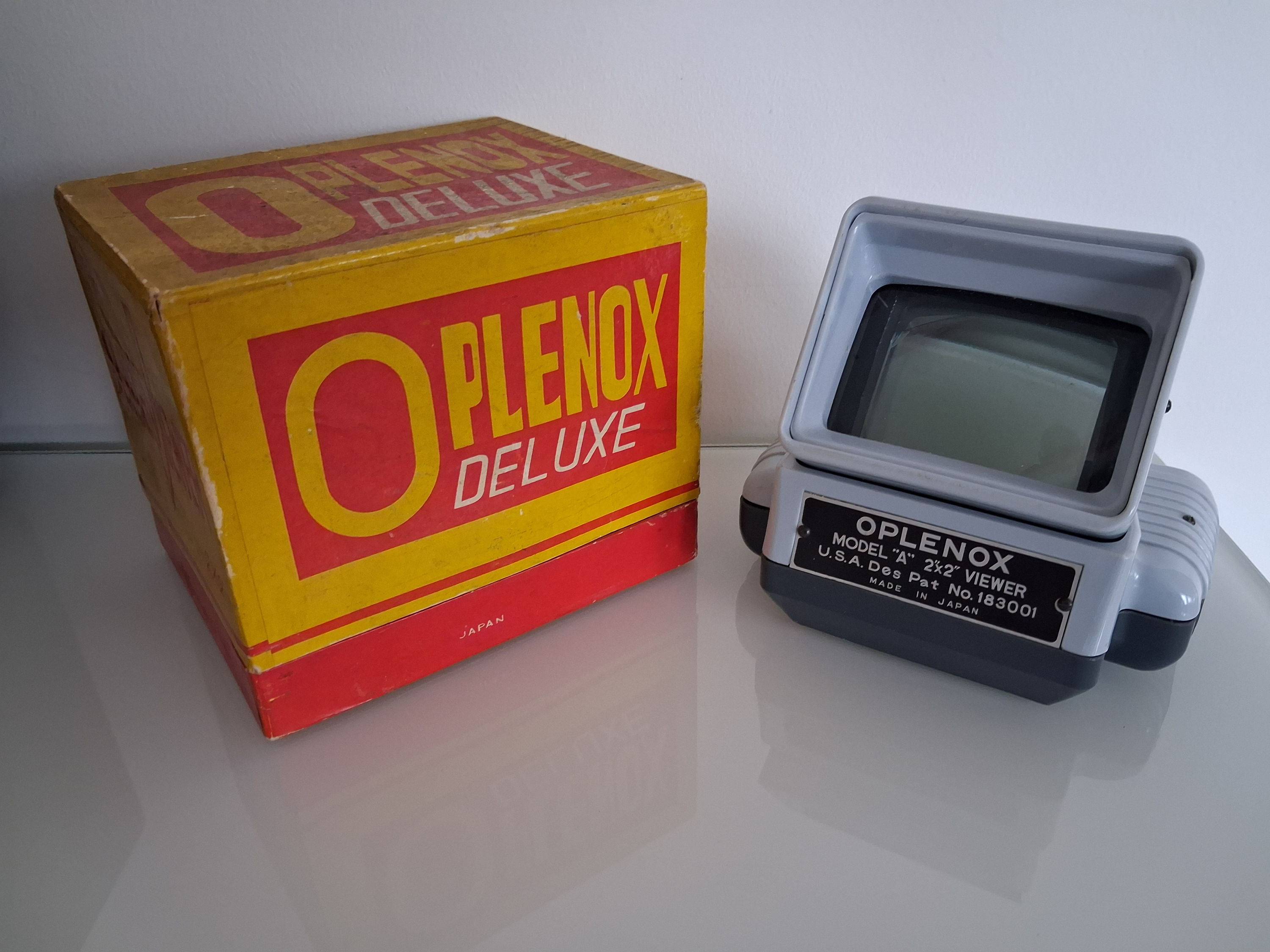 Visionneuse vintage Oplenox Deluxe (Japon)