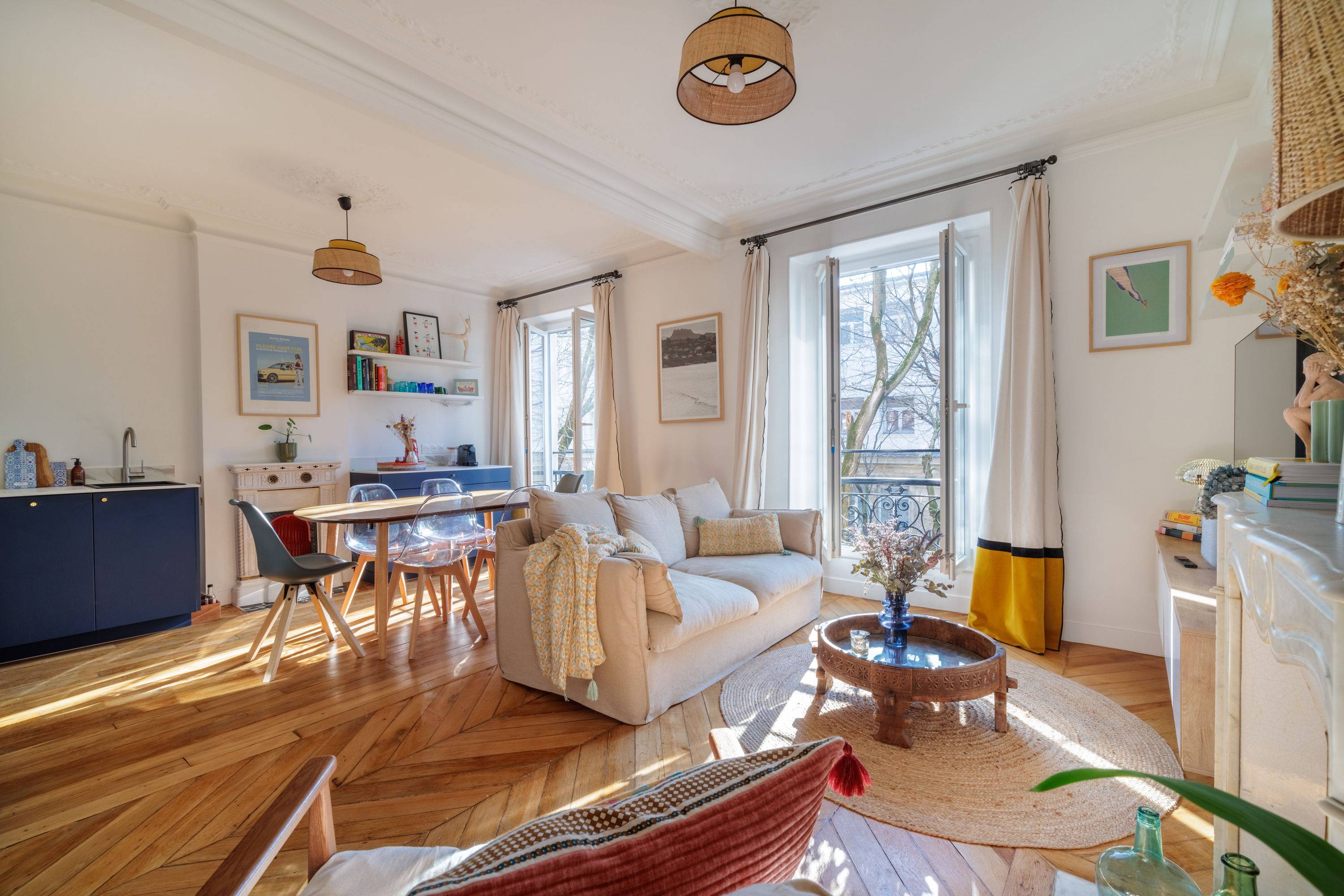 Vends appartement rénové par architecte - 44m² - Paris 18ème