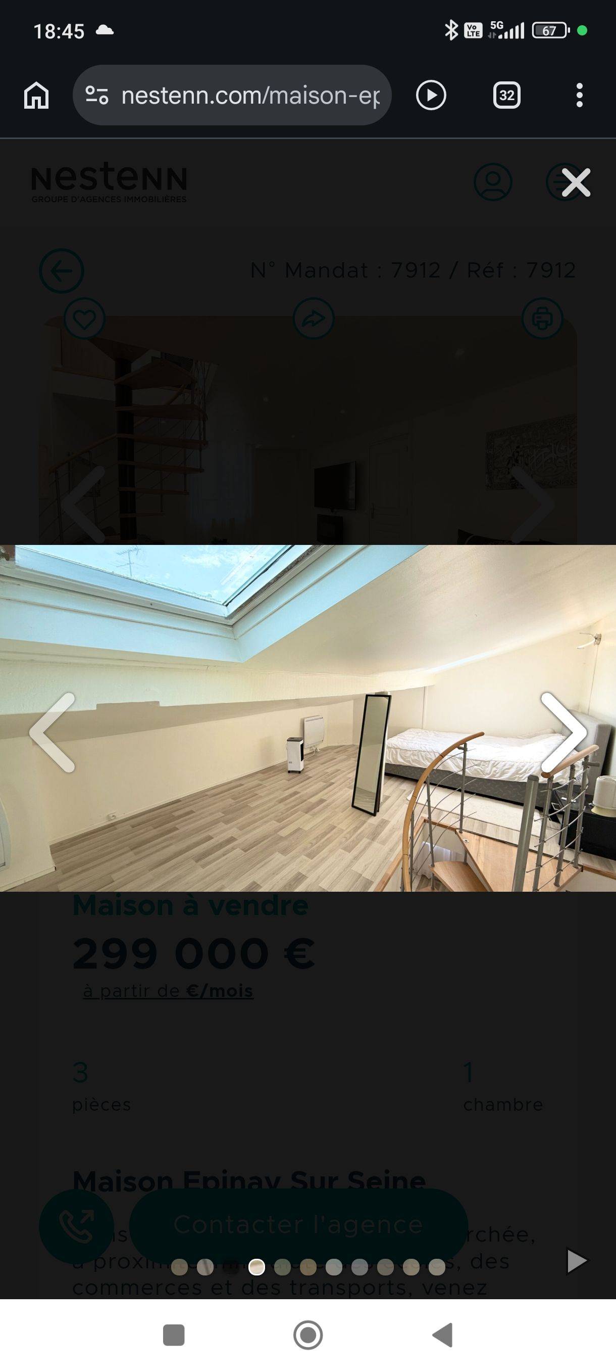 Une photo de l’annonce