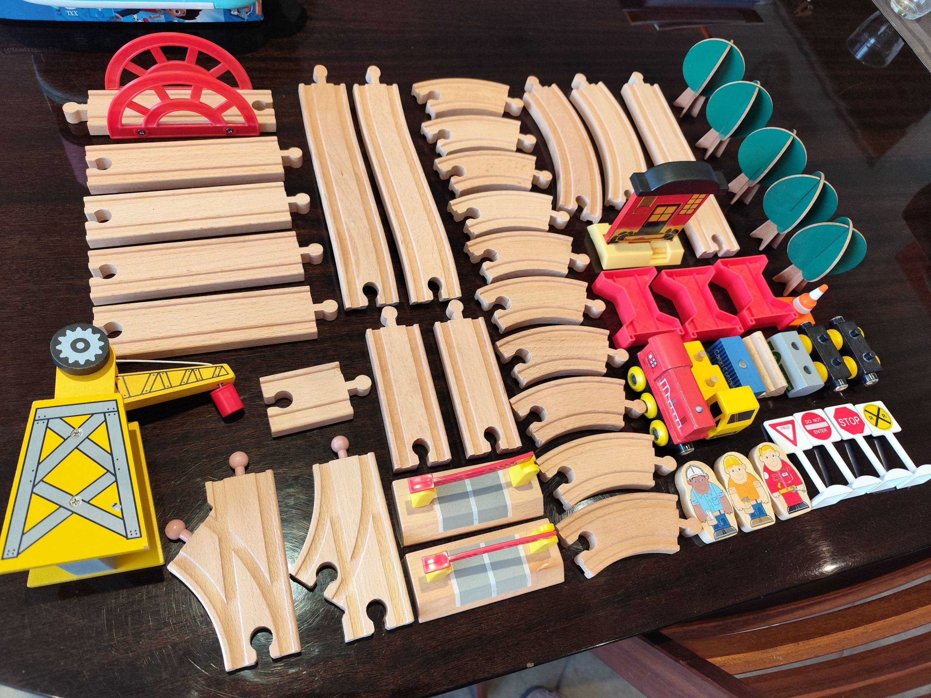 Wooden Train Set