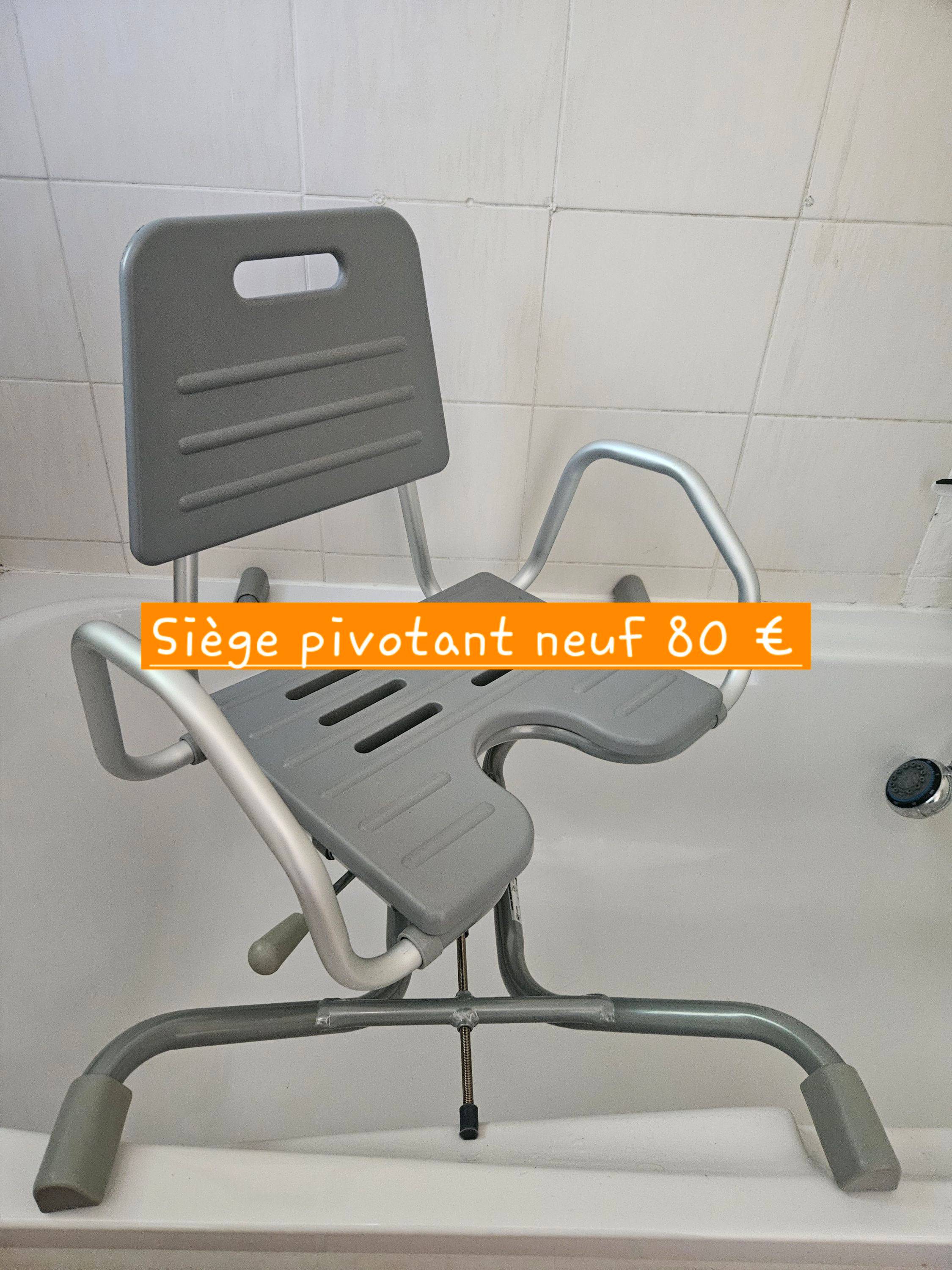 Vends siège de bain pivotant Cap Vert