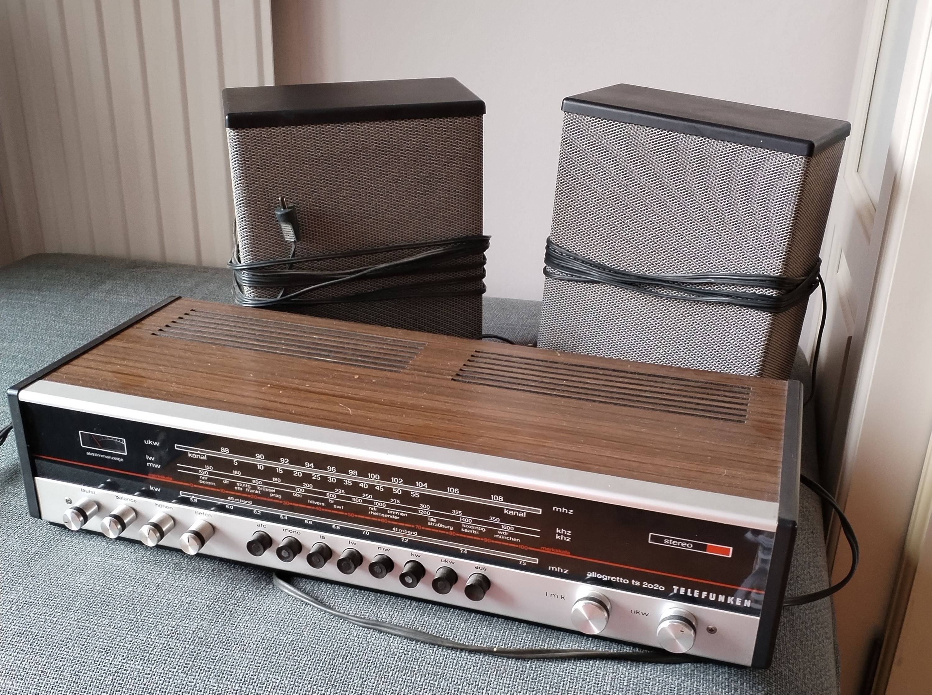 Vends ampli tuner Telefunken