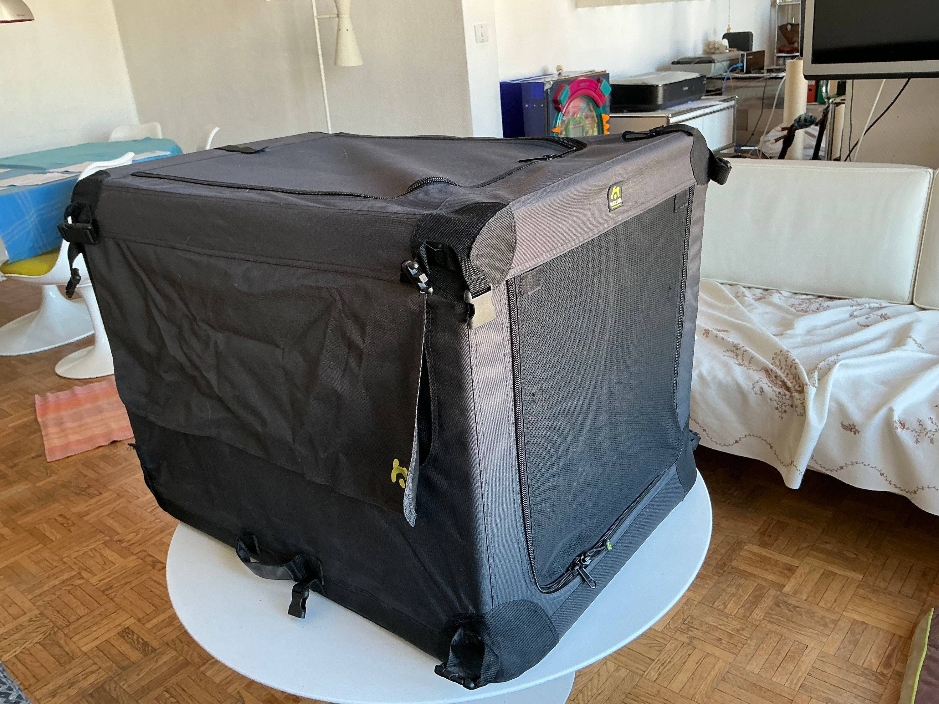 Vends cage de transport/niche pliable pour chien Maelson Soft Kennel