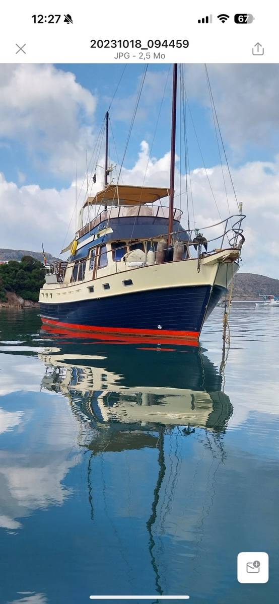 Vends trawler 13m - excellent état