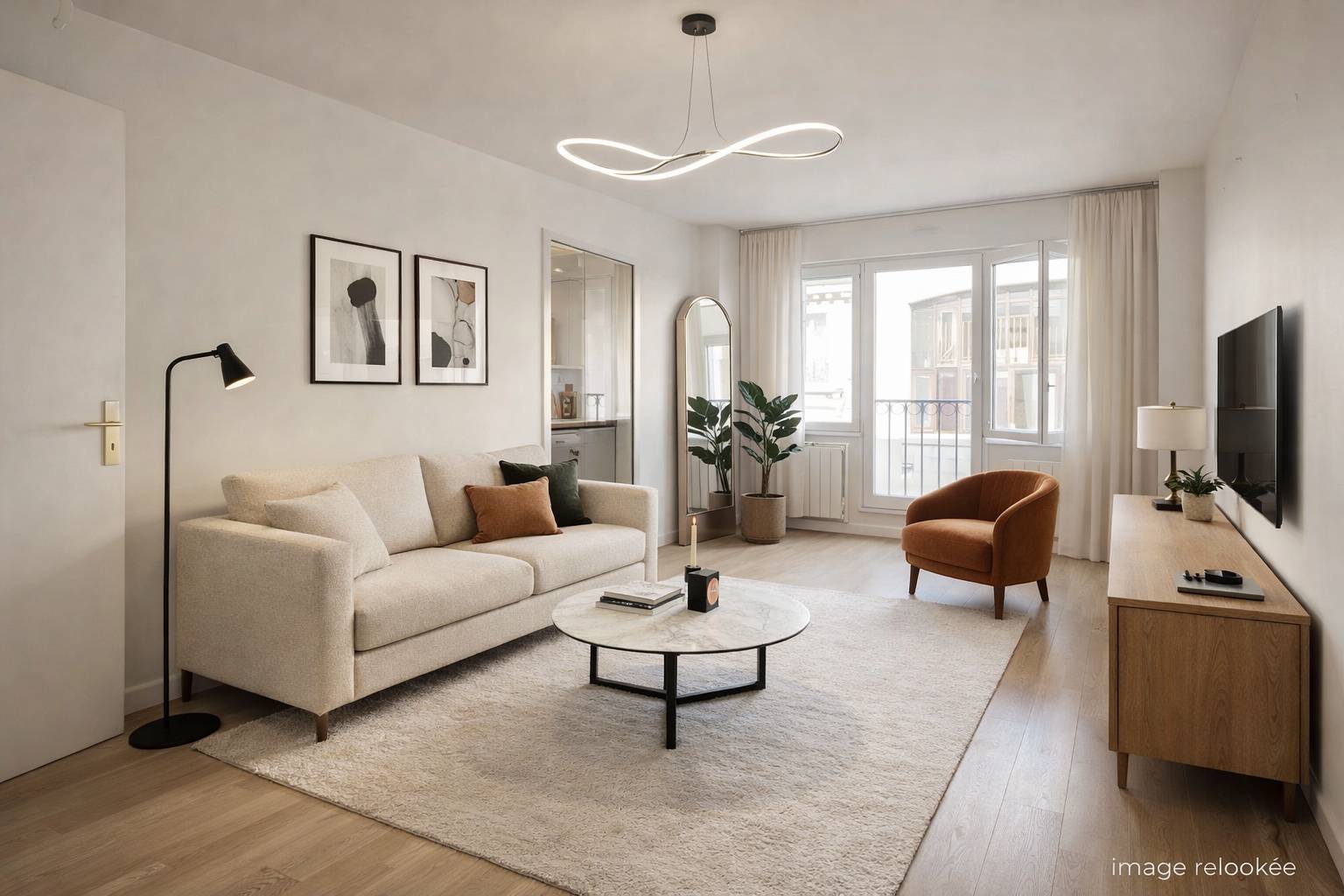 Vends 2 pièces en étage élevé - 43m², Paris 18ème