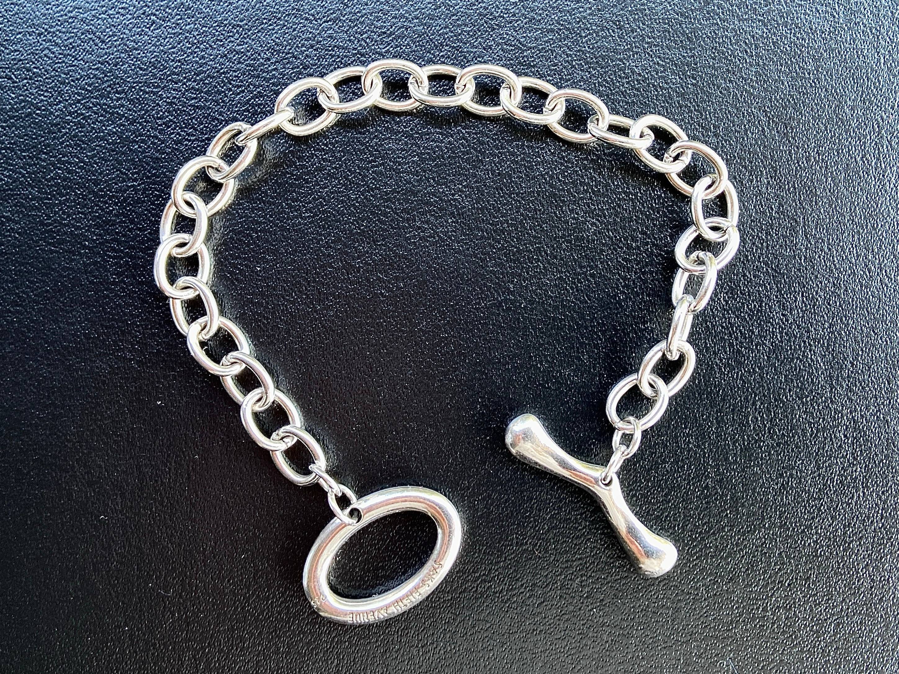Vends bracelet argent Saks Fifth Avenue