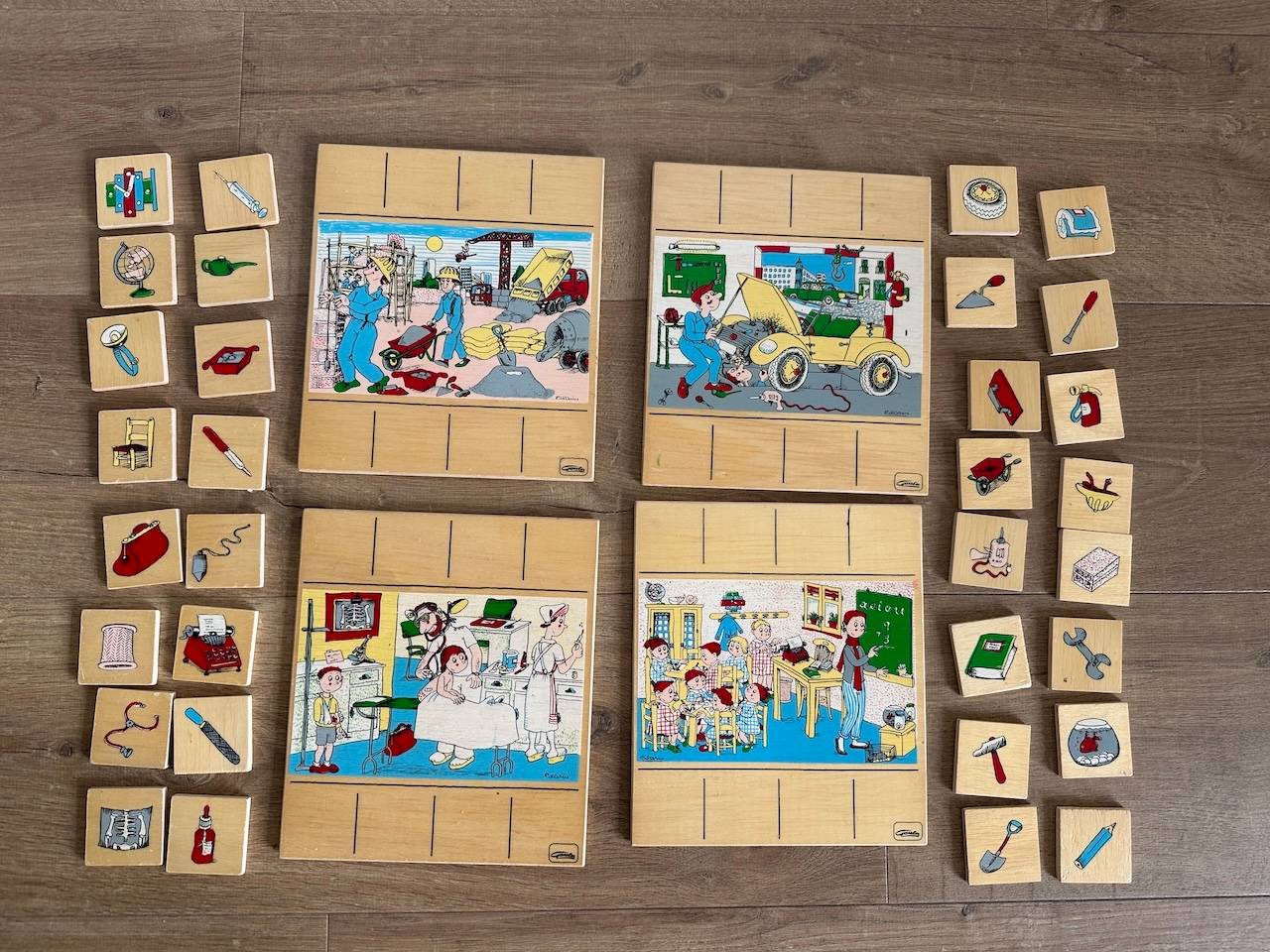 Jeu en bois - Quel outil pour quel métier ?