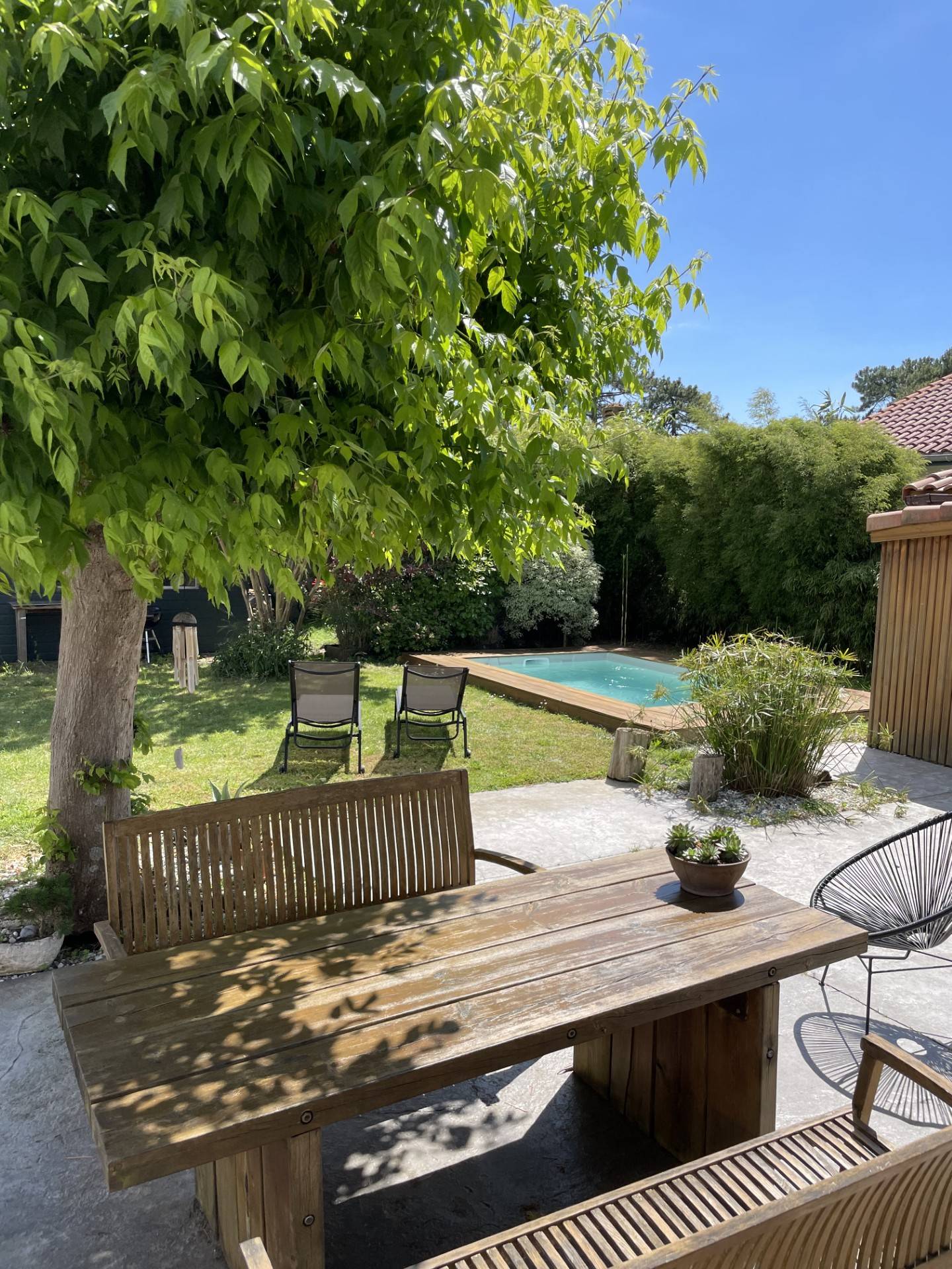 Loue villa piscine à Capbreton entre plage et forêt - 4 chambres, 8 couchages