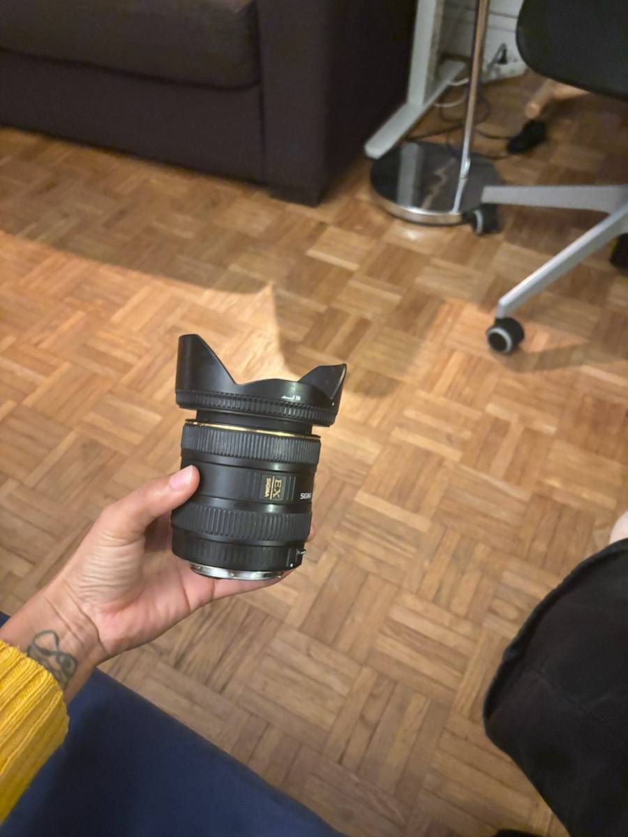 Objectif sigma 10-20mm