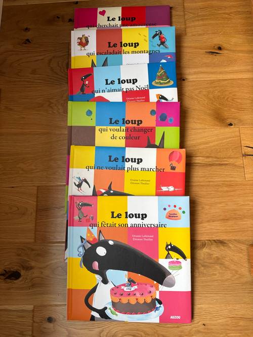 Vends série de 6 livres Le Loup