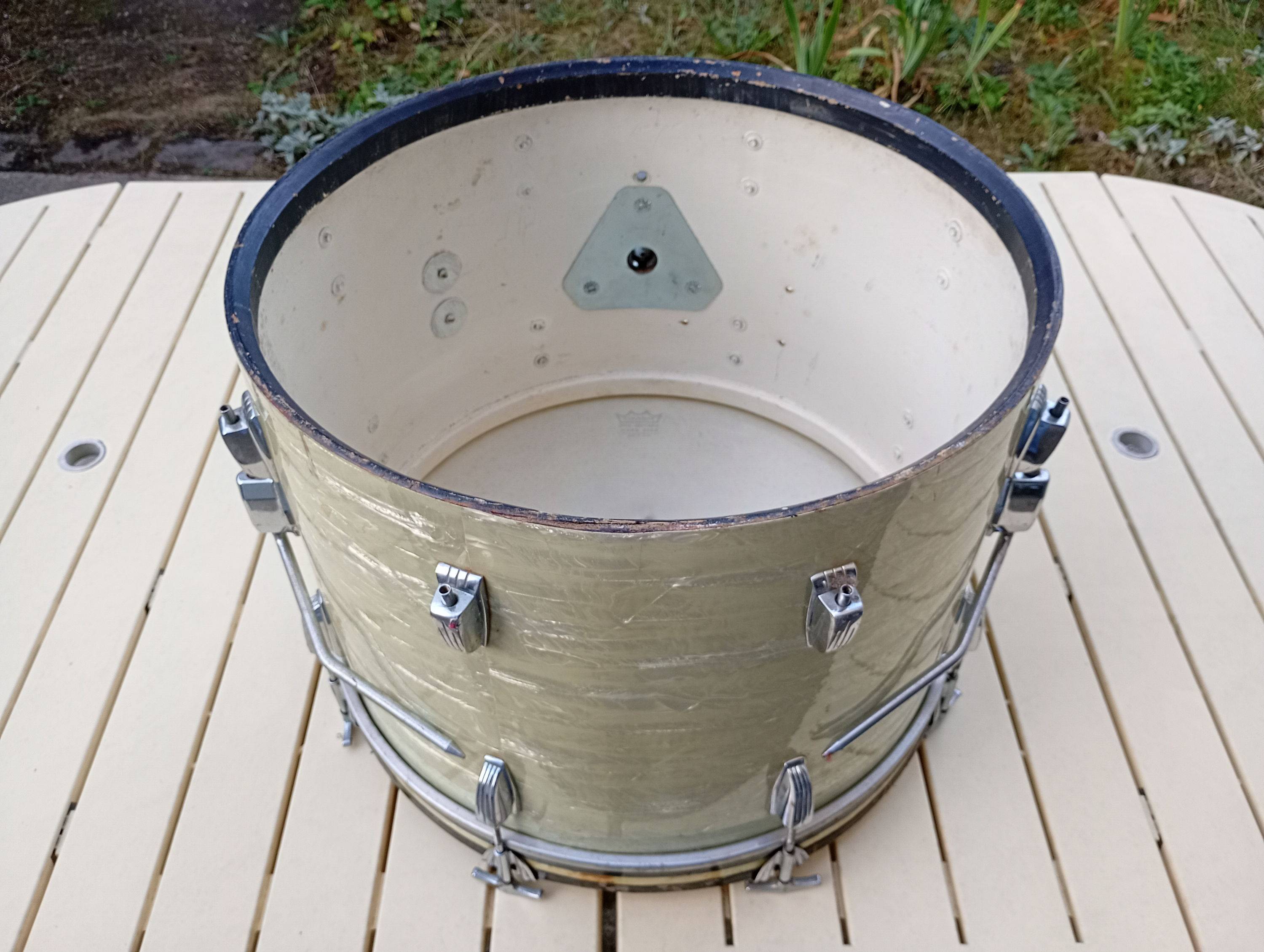 Vends batterie Ludwig de 1966 « White Marine Pearl »