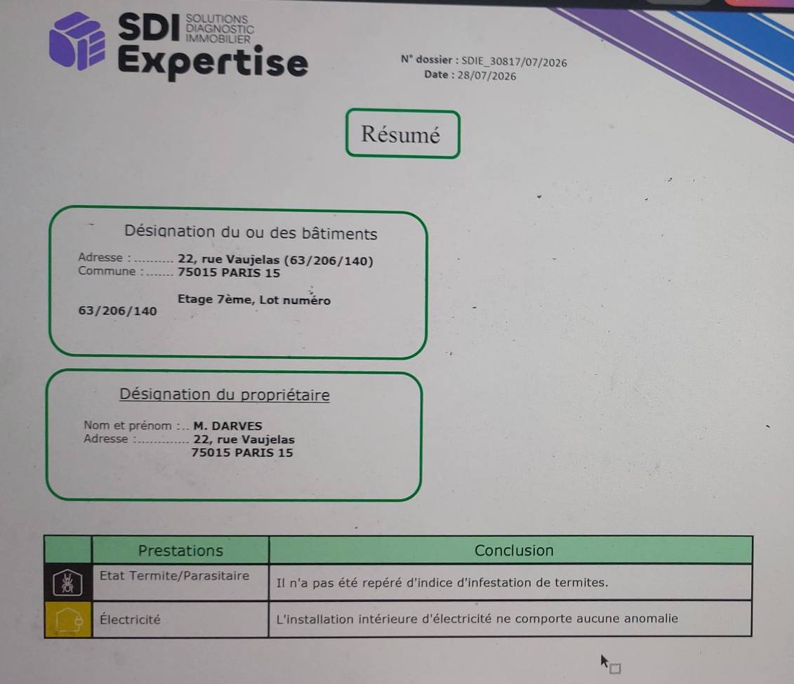 Une photo de l’annonce