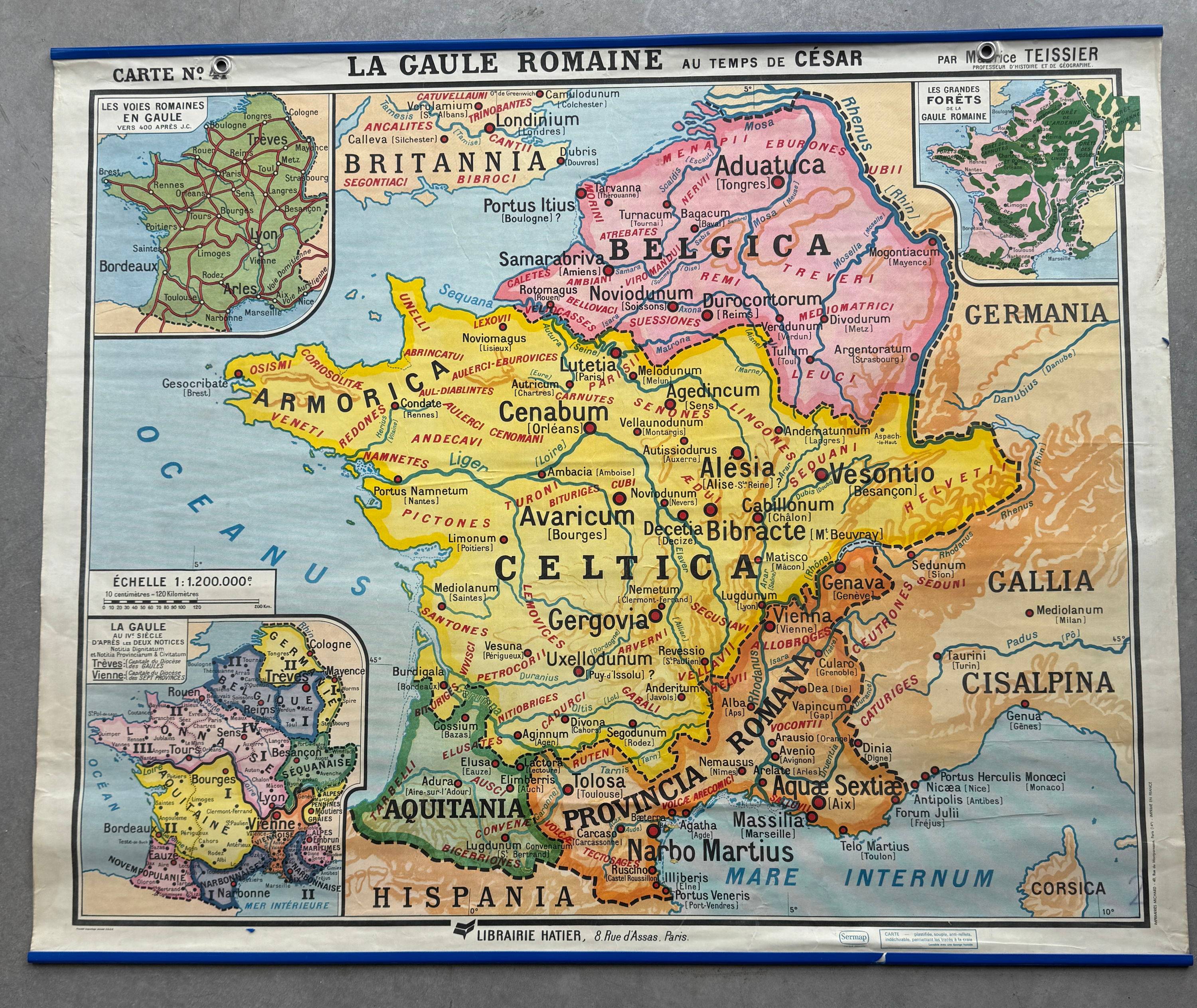 Carte de France d’école