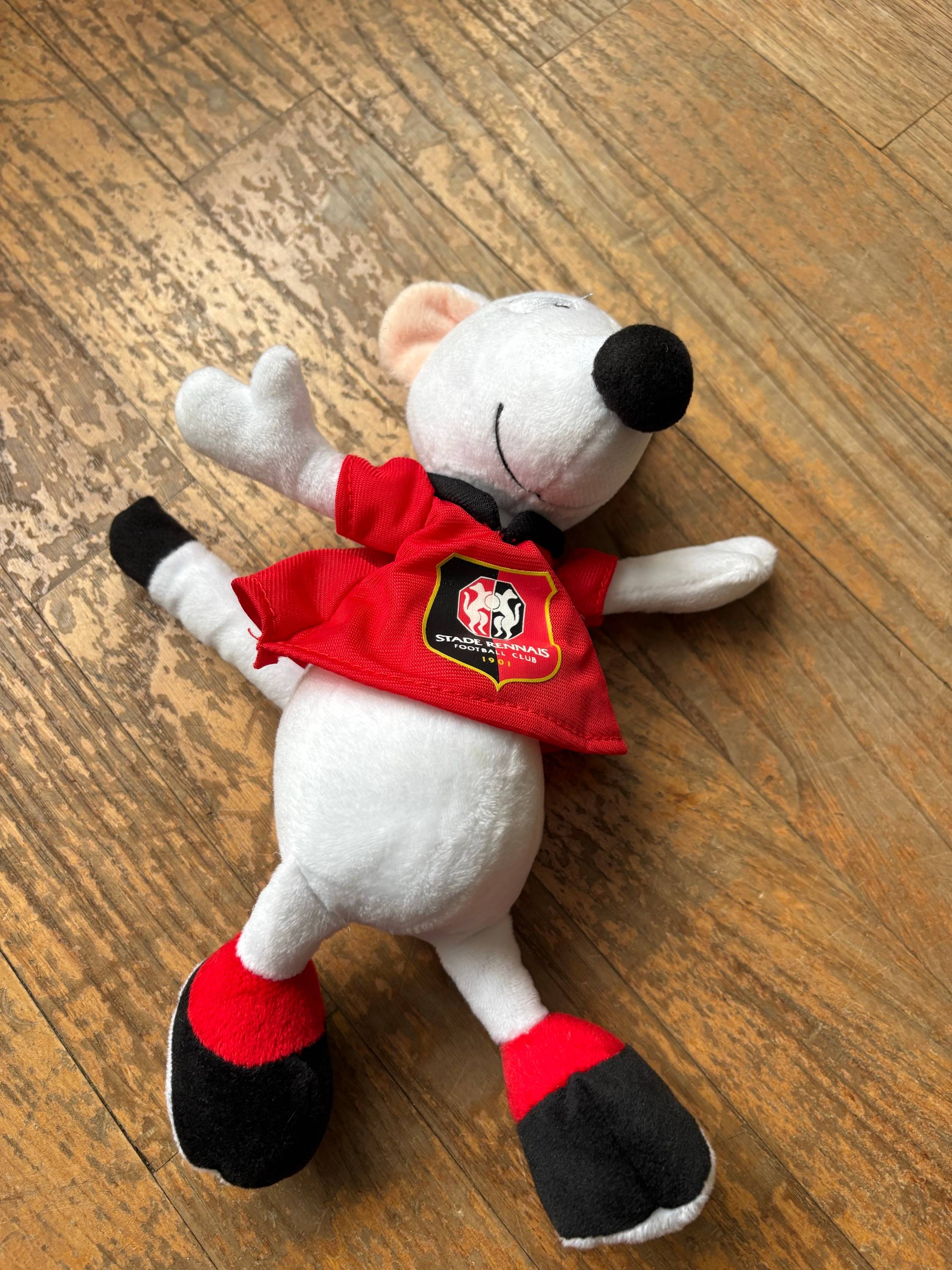 Vends peluche Stade Rennais neuve Erminig debout