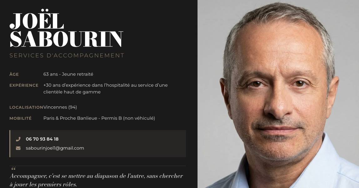 Propose aide à la personne, Paris et la banlieue, accompagnement sur mesure